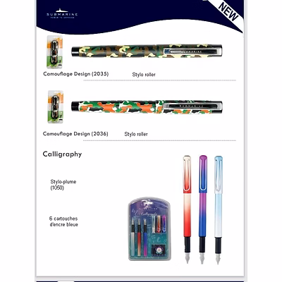 Coffret Stylo Carnet Cadeau Boîte Pen Gift Set Box Submarine-17