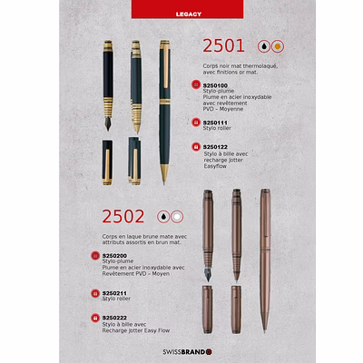 Stylo Plume à Bille Roller Premium Coffret Pen Gifting Set SWiSSBRAND-11