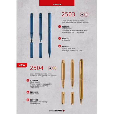 Stylo Plume à Bille Roller Premium Coffret Pen Gifting Set SWiSSBRAND-12