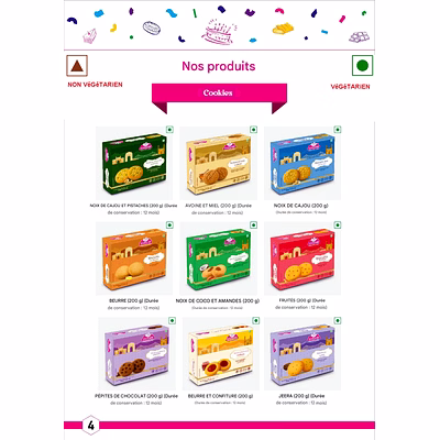 Cookies Biscuits Plusieurs Saveurs MONGiNiS-1