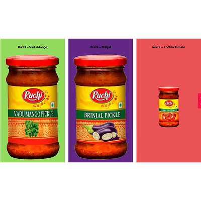Achard indien fruits et légumes Pickles Ruchi Magic CAViNKARE-2