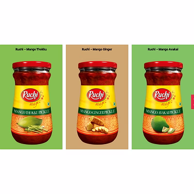 Achard indien fruits et légumes Pickles Ruchi Magic CAViNKARE-4