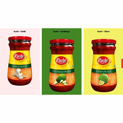 Achard indien fruits et légumes Pickles Ruchi Magic CAViNKARE-7