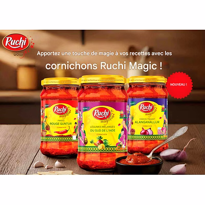 Achard indien fruits et légumes Pickles Ruchi Magic CAViNKARE-8