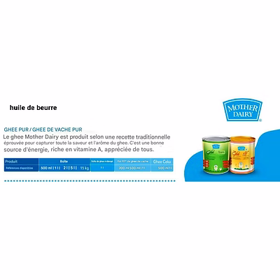 Produits Laitiers Dairy Products Mother Dairy-5