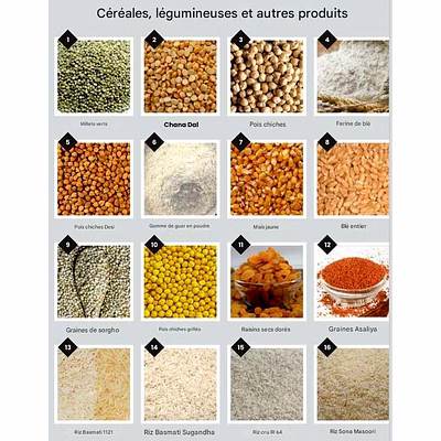 Produits Agricoles Agro Products Graines Oléagineuses, épices indiennes, Céréales, Légumineuses, Déshydratés-6