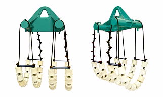 Pipe Lowering Roller Cradle (Nylon)