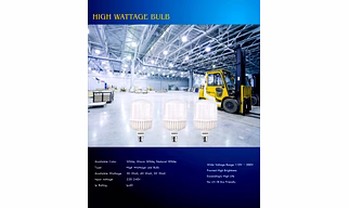 High Wattage Rechargeable LED Bulb (15W / 18W / 20W / 40W / 50W / 70W / ))