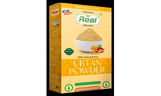 Pure Organic Haldi Ubtan Powder Face Pack for Face, Body-Fairness, Lightening, Glowing Skin, Remove Dead Skin, Turmeric Moisturizer with Pure Saffron (Pack Of 1, Ubtan) (100 GM)