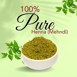 natural herbal henna powder