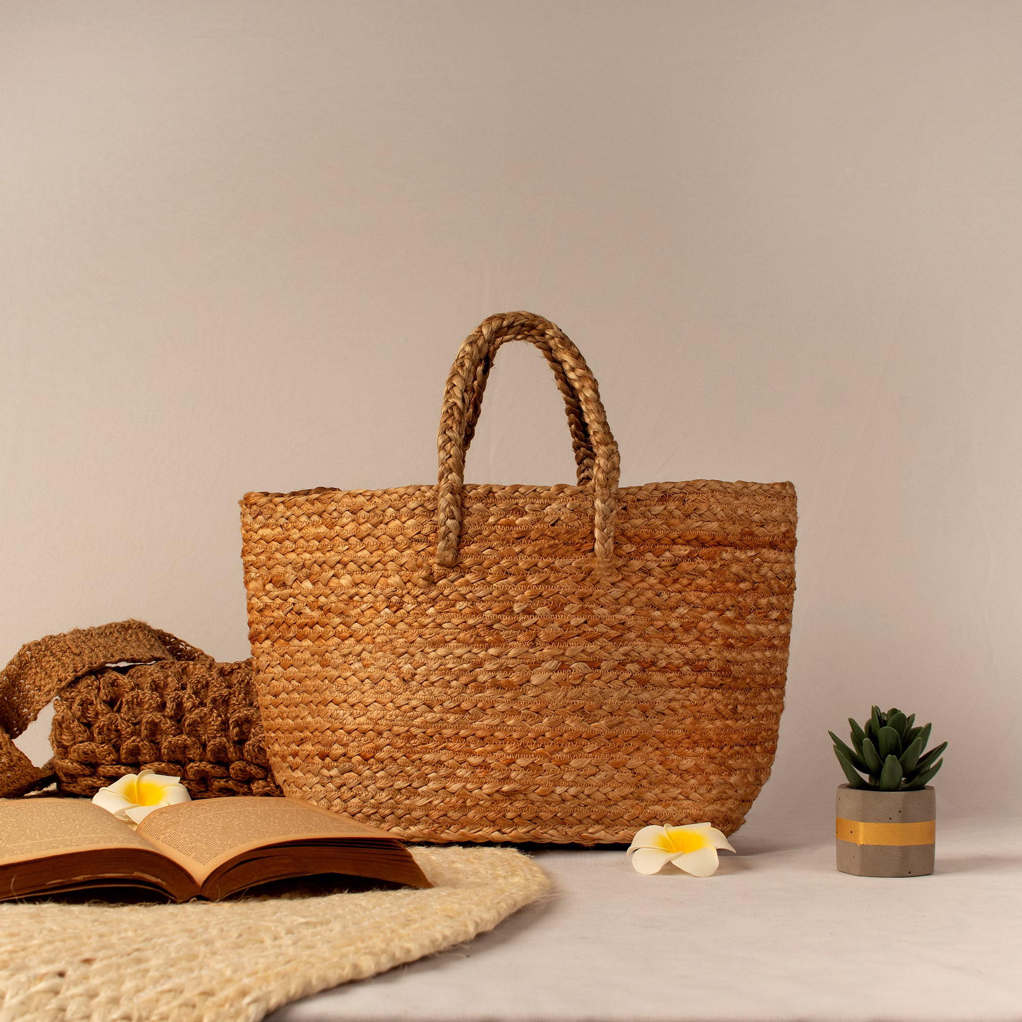 Basic Rectangle Jute Bag image 1