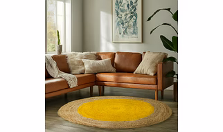 Duo Weave Jute Rug