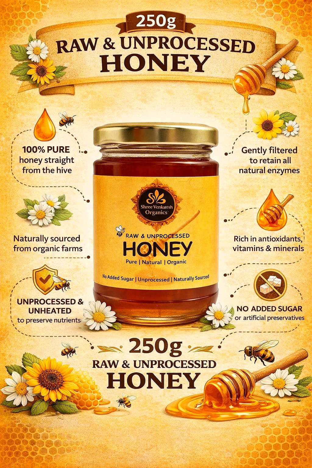 Raw & Unprocessed Honey image 4