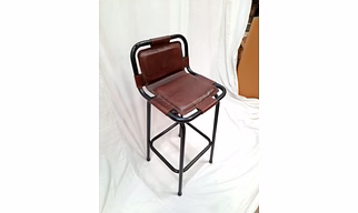 Industrial-Style Bar Stool