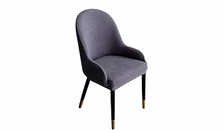 Textured Grey Lounge Chair