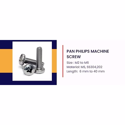 pan philips screw din 7985 iso 7045