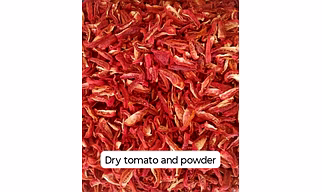 Dried tomato and powder