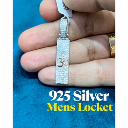 925 sterling silver om locket