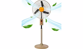 Almonard 18" (450mm) Pedestal Fan Mark-II | Heavy-Duty Fan for Industrial & Commercial Use