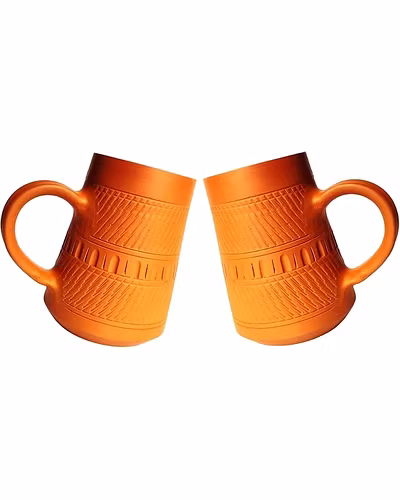 Unglazed Terracotta Re-Usable Beer Mug-BECG15