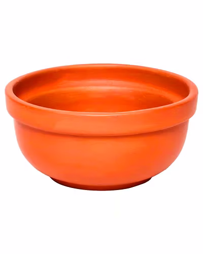 Unglazed Terracotta Re-Usable Serving Bowl (without Lid)-BECB05
