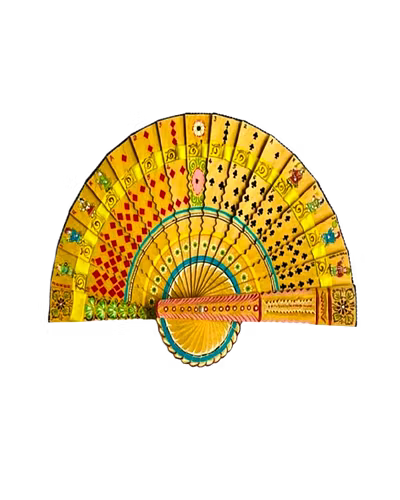 GI Tagged Sawantwadi Wooden Toy &amp; Handicrafts / Hand Fans-BETW41