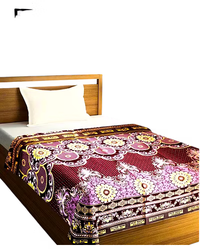 GI Tagged Solapur “Chaddar” - Pure Cotton Bed Spreads (also used as Light or Summer Blankets)-BESC35