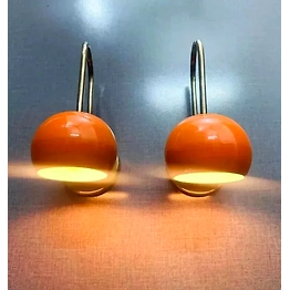 unbranded Pair of mid-century wall lamps Hand Made Wall Sconce Raw Brass Wall Light