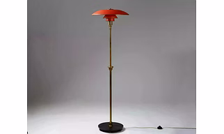 1950's Mid Century Modern stilnova style floor lamp Adjustable Arm Vintage Lamp