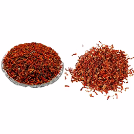 dried parijat flower