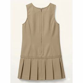 Drop Waist Jumper w/ Ribbon Bow