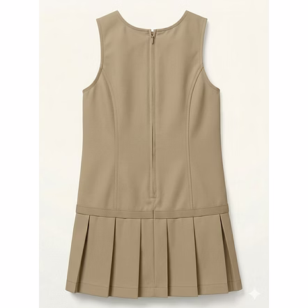 Drop Waist Jumper w/ Ribbon Bow