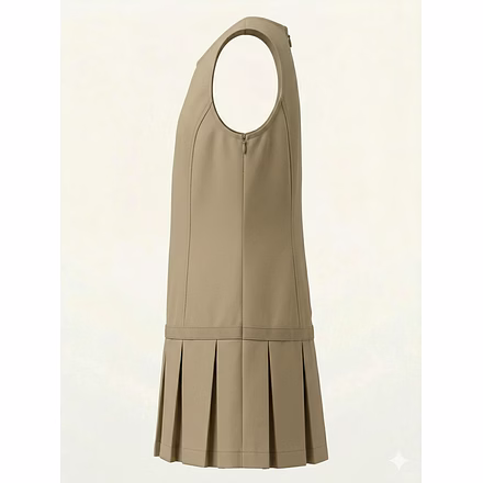 Drop Waist Jumper w/ Ribbon Bow-1