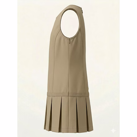 Drop Waist Jumper w/ Ribbon Bow