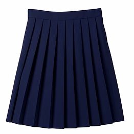 100% polyester knife pleat skirt (model 32)