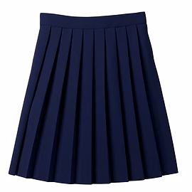 100% Polyester Knife Pleat Skirt (Model 32)