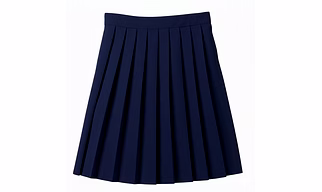 100% Polyester Knife Pleat Skirt (Model 32)