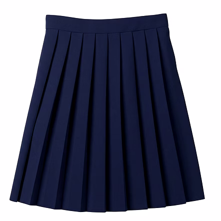100% Polyester Knife Pleat Skirt (Model 32)