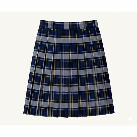 Knife Pleat Skirt Model 32 POLYCORRON-2