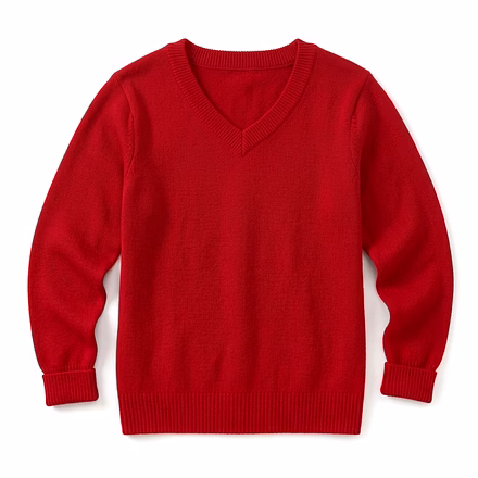 Unisex Long Sleeve V-Neck HS56702-2