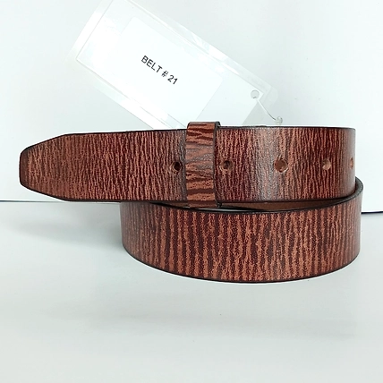 Black brown genuine buff leather belt men Leather belts men-45-brown-3