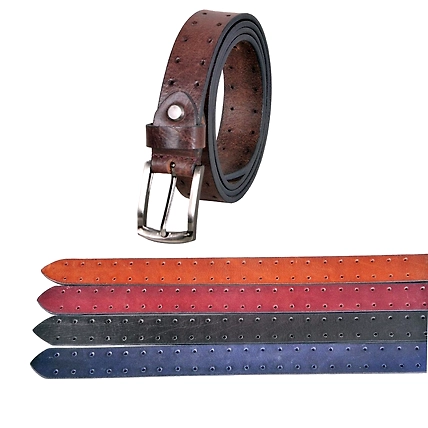 Grain leather belts men brown buff leather belts for men Handmade personalized leather belts men-Black-42-3