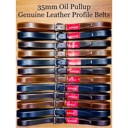 Genuine Full grain leather Men's leather belts-12719401
