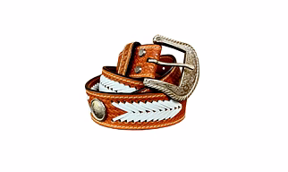 Western Handmade genuine leather belts men Genuine buff leather belts men