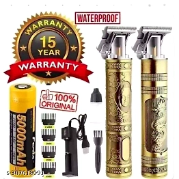 Hair Trimmers, T Liners Clippers for Men , T Trimmer for Men, Vintage t9, Cordless Zero gapped ,Barber Detailer Trimmer, 0mm Outline Trimmer, Hair edgers Clippers ( Gold color )