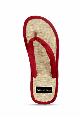 Quickkshop Natural Korai Grass Mat Eco-Friendly Slippers for Women &amp; Girl | Osho Slippers Stylish Comfortable Lightweight-5