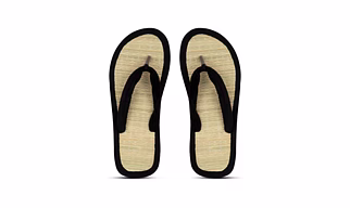 Quickkshop Natural Korai Grass Mat Slipper For Men & Boy | Osho Slipper Stylish Comfortable Lightweight