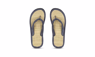 Quickkshop Natural Korai Grass Mat Slipper For Men & Boy | Osho Slipper Stylish Comfortable Lightweight