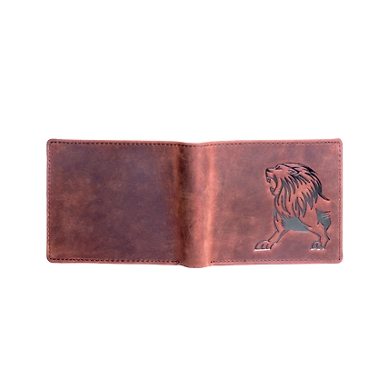 GIGABULL Men's Vintage Brown Genuine Leather RFID Wallet-2