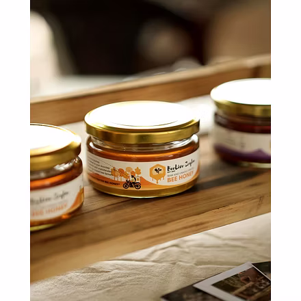 BeeLive Zeylon - Raw &amp; Unadulterated Bee Honey Jar Sabaragamuwa Region-40g-2